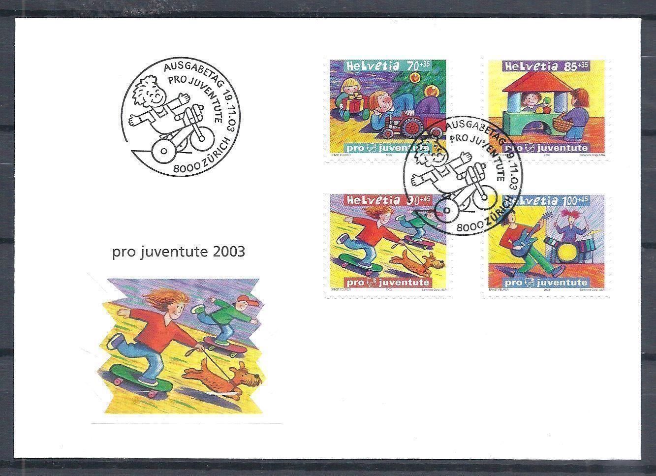 Tutti i francobolli: FJ2003 - FDC Pro Juventute 2003 – Usato da Trélex venduto da Phil_Albert