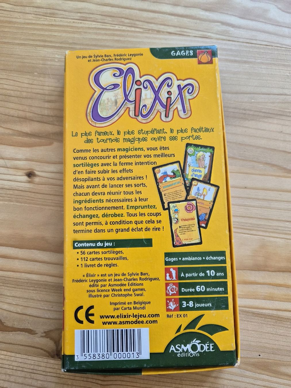 Jeux: Jeu de société Elixir Asmodée édition complète 3-8 joueurs – D'occasion à La Joux FR par car_ck96 3