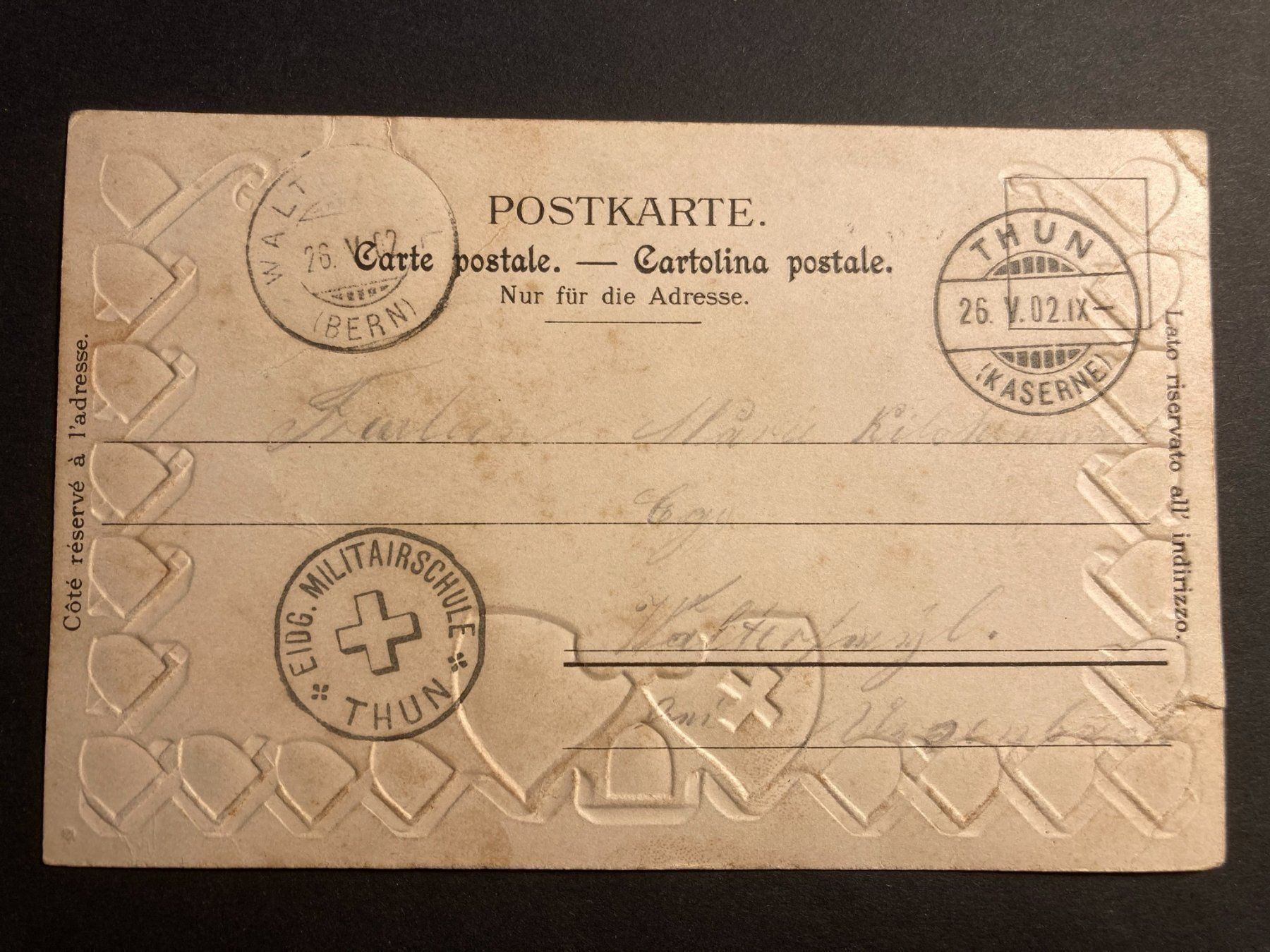 Cartoline postali: AK Thun Kaserne – Usato da Mirchel venduto da buecher_wurm 1