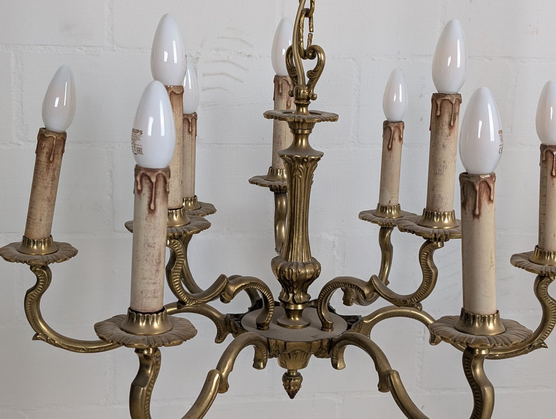 Kronleuchter & Deckenlampen: Kronleuchter 9-armig Leuchter Lüster – Gebraucht aus Winterthur von Hint17 1