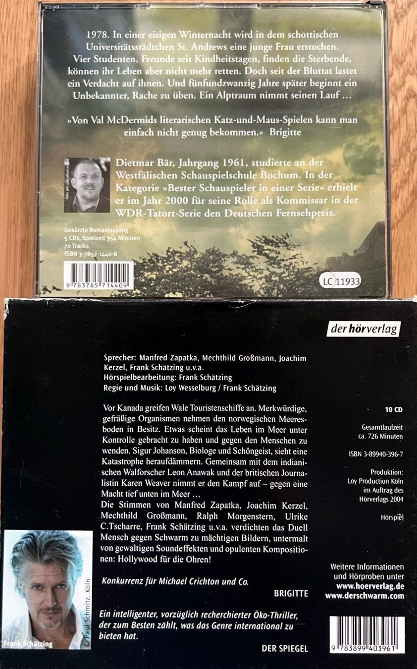 Audiolibri: Der Schwarm & Echo einer Winternacht - Hörbuch - deutsch – Nuovo (secondo la descrizione) da Zufikon venduto da h_s_8xnb 1