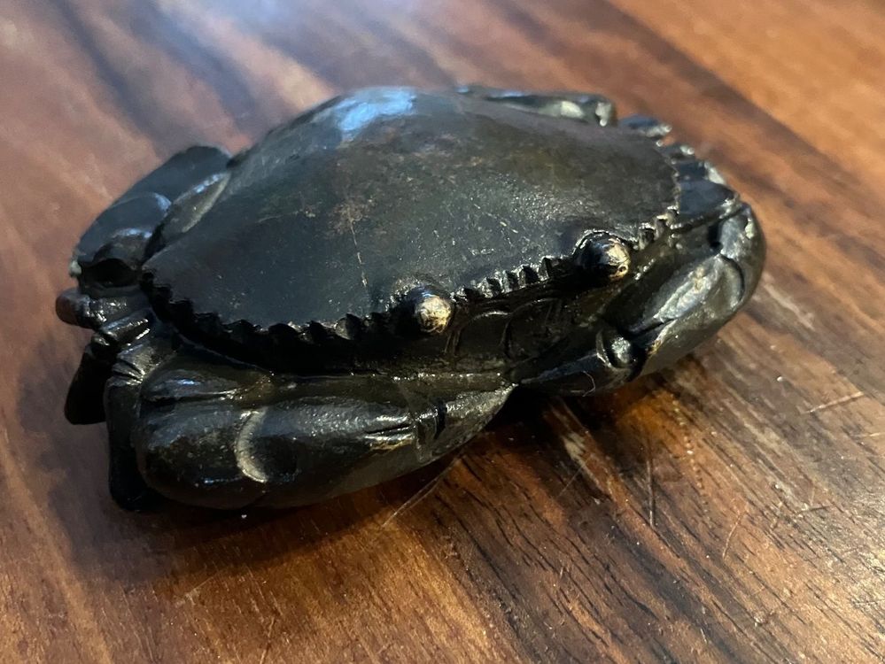 Crabe bronze ? signé JALLOT Krabbe Skulptur Art Deco Deko Kaufen auf