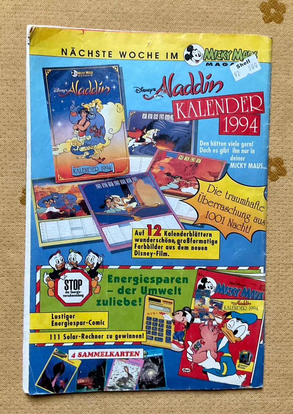 Comics: Micky Maus Heft Nr 52 1993 – Gebraucht aus Endingen von nathan05 9