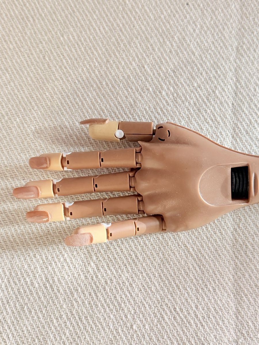 Unghie finte: Nail Training Hand Model light brown like new – Usato da Zürich venduto da dom_rsp8