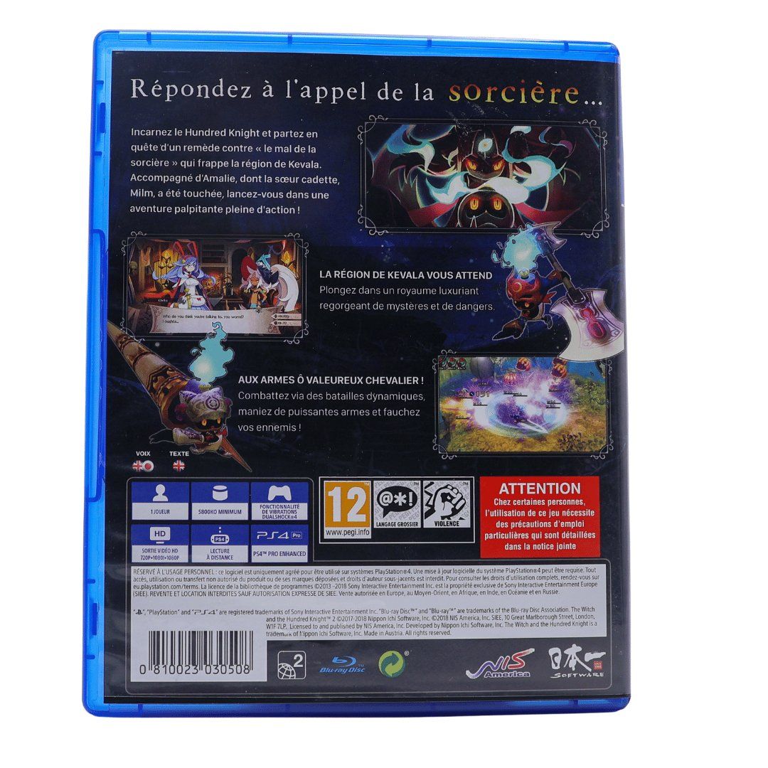 Jeux: The Witch and the Hundred Knight 2 - PS4 – D'occasion à Paudex par dindeboy 2