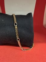 Armband zweifarbig Gliederkette Gold und Silber Optik