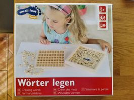 NEU Small Foot Holz Buchstaben Spiel "Wörter legen" aus Holz