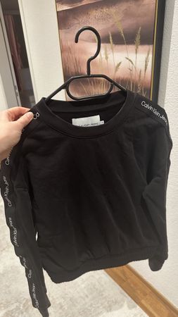 Calvin Klein Jeans Damen-Sweatshirt, Grösse M, Schwarz