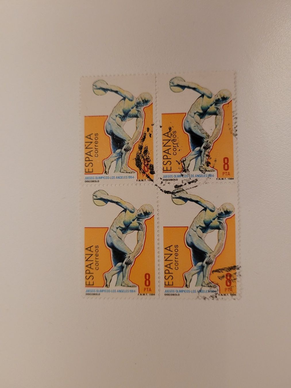 Alle Briefmarken: Spanien 1984 Olympiade lis Angeles gestempelt – Gebraucht aus Inwil von Flower2325