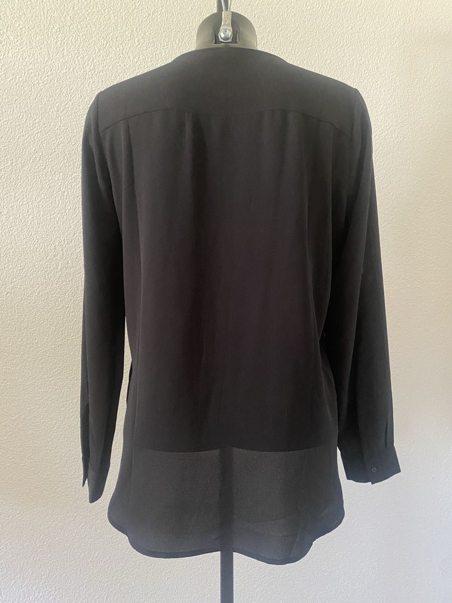 Blusen: Jacqueline de Yong Bluse in schwarz, Grösse 36 – Gebraucht aus Birmenstorf AG von Midget0 1