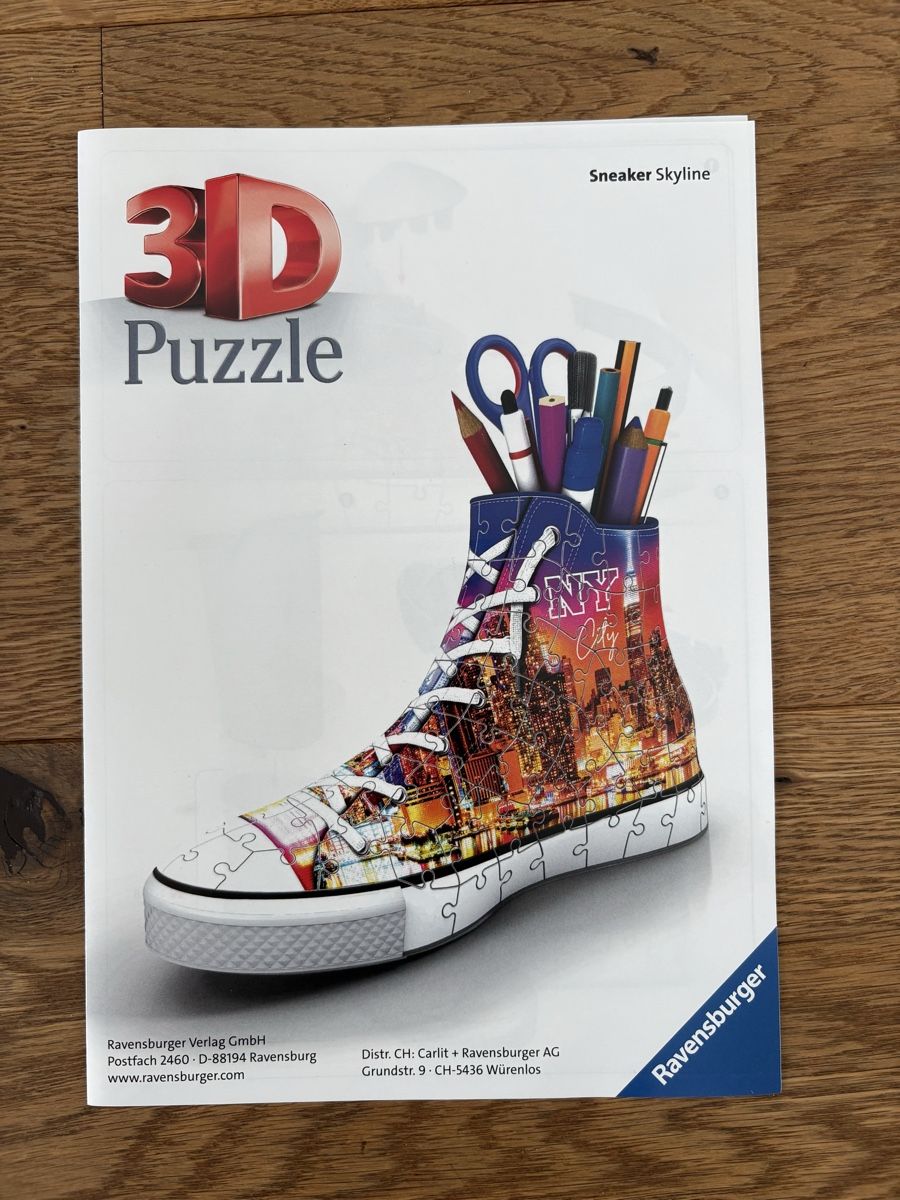 Ravensburger Puzzle: Ravensburger 3D Puzzle Sneaker Skyline – Usato da Horgen venduto da Rafnaf 5