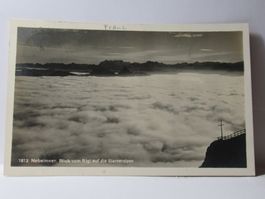 Nebelmeer , Blick vom Rigi auf die Glarneralpen  1923