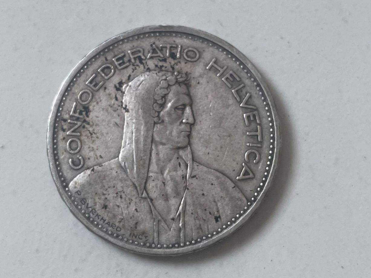 Toutes les monnaies: 5.- Silber - Argento 1933 – D'occasion à Minusio par Pink222 3