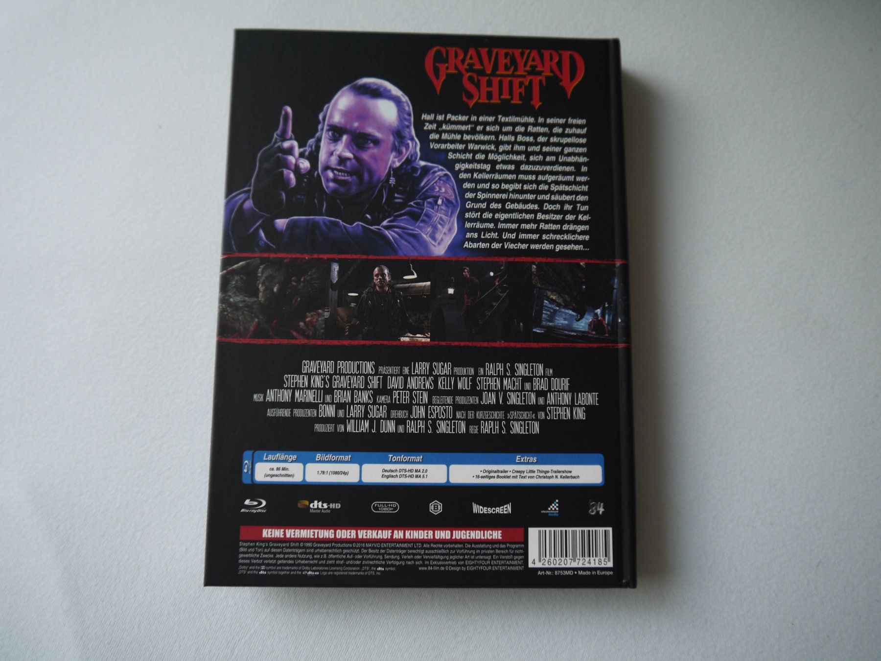 Tutti i DVDs: Stephen King -NACHTSCHICHT - GRAVEYARD SHIFT - Mediabook – Usato da Hagendorn venduto da Blaf 2