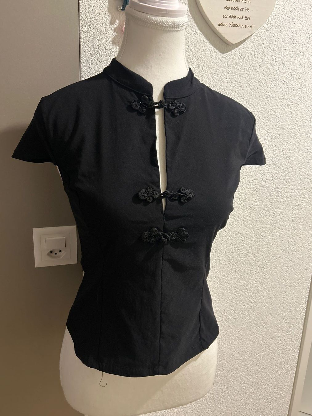Pull&Bear Camicette: Damen Bluse schwarz von Pull & Bear Gr. S – Nuovo (secondo la descrizione) da Brunnen venduto da Nala2929 3