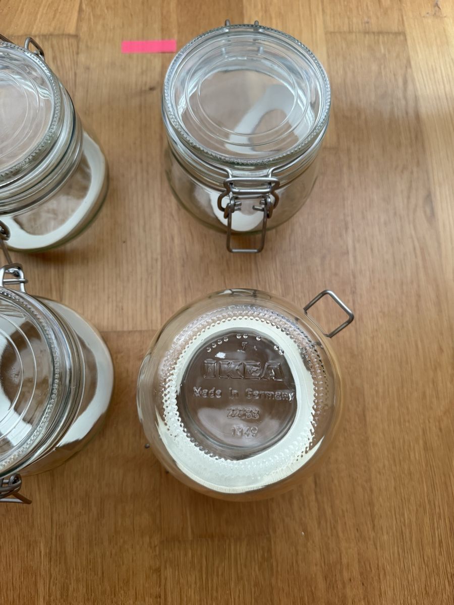 Ikea Contenitori & Simili: 4er Set 0.5l Vorratsgläser IKEA KORKEN – Usato da Luzern venduto da sandra-meier 1