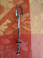 Antik Greifer Zuckergreifer Metall silberfarben Art Déco sty