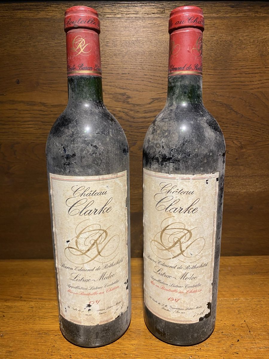 Vino: Château Clarke 1981 ! Listrac-Médoc – Nuovo e nell'imballaggio originale da Muttenz venduto da exclusive_wines 1