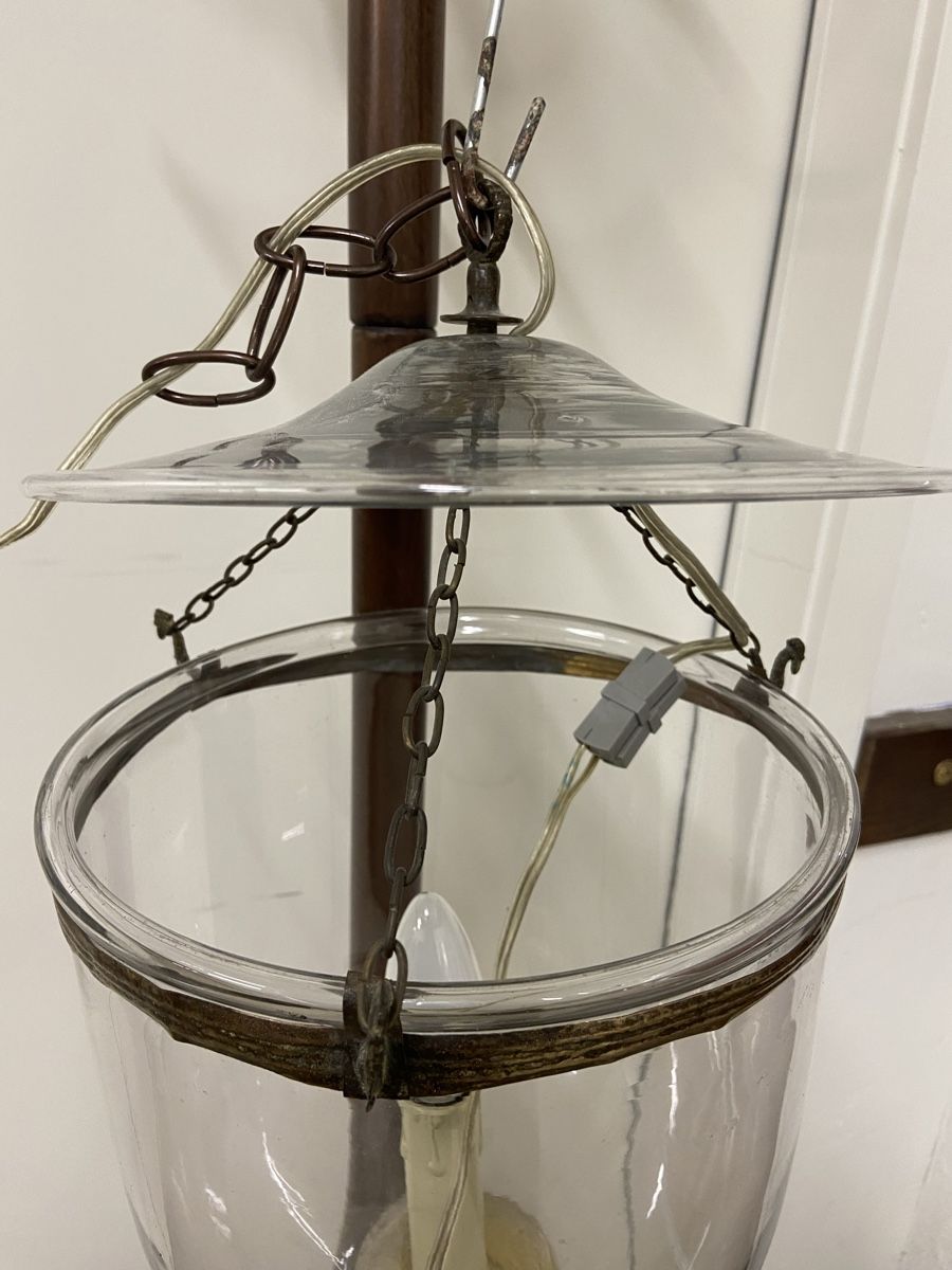 Kronleuchter & Deckenlampen: Antike Kolonial Glas Hängelampe – Gebraucht aus Dietikon von brocki-eyra 3
