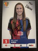 Signierte Karte Melanie Huber FCB Frauenfussball