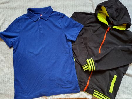 Engelbert Strauss Poloshirt und Kapuzenjacke Gr.158/164
