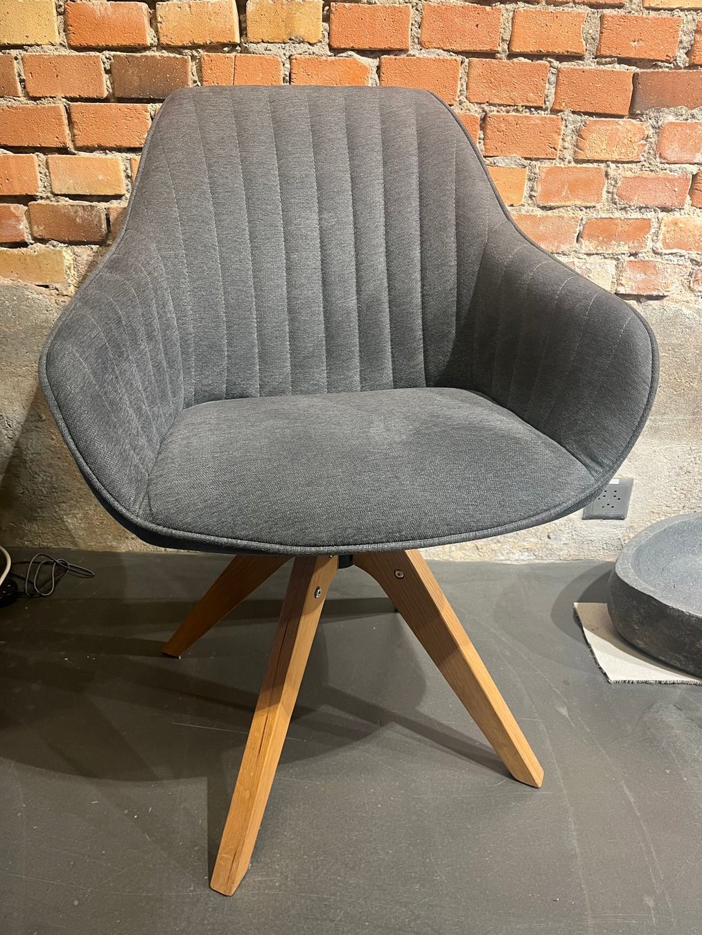 Poltrone: 4 Drehsessel Chill, Wolle grau von Gutmann – Nuovo (secondo la descrizione) da Kloten venduto da bilgeri01 1