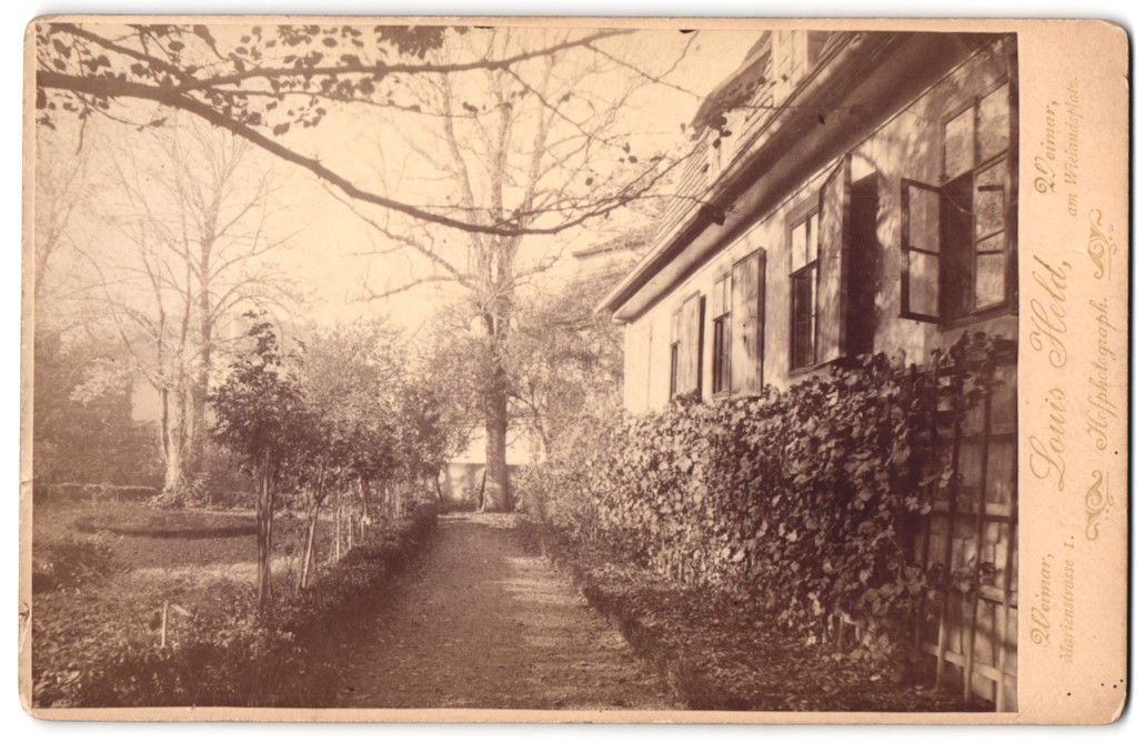 Fotografie & Manifesti: Fotografie Weimar, malerischer Gartenweg – Usato da Berlin venduto da bartko-reher
