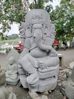 Ganesha Stein Skulptur Elefantengott Buddha Hindu Gottheit