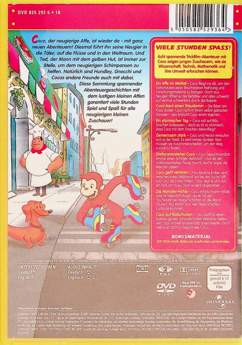 Alle DVDs: DVD Coco der neugierige Affe / Ein Affe im Weltall – Gebraucht aus Reitnau von Zaomir 1