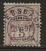 1897  5 Rp. Ziffermuster. Vollstpl.  DIESSBACH