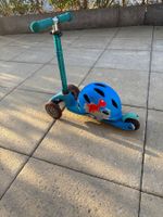 Micro Mini Roller blau mi Helm