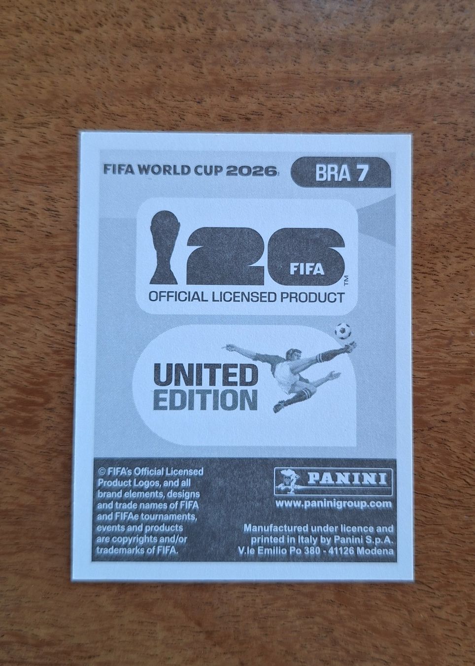 Panini Sammelbilder & Trading cards: Panini DANILO BRA 7 – Neu (gemäss Beschreibung) aus Romanens von Crocette 1