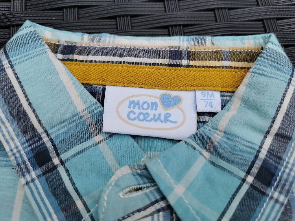 Camicie, T-shirt & Polo: Hemd hellblau Gr 74 Junge neu ohne Etikett! – Nuovo (secondo la descrizione) da Münchenstein venduto da sterni_0813 1