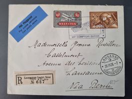 1926 : Flugpost Brief von Lausanne - Bern