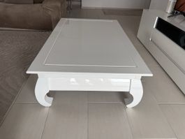Couchtisch weiss Hochglanz guter Zustand