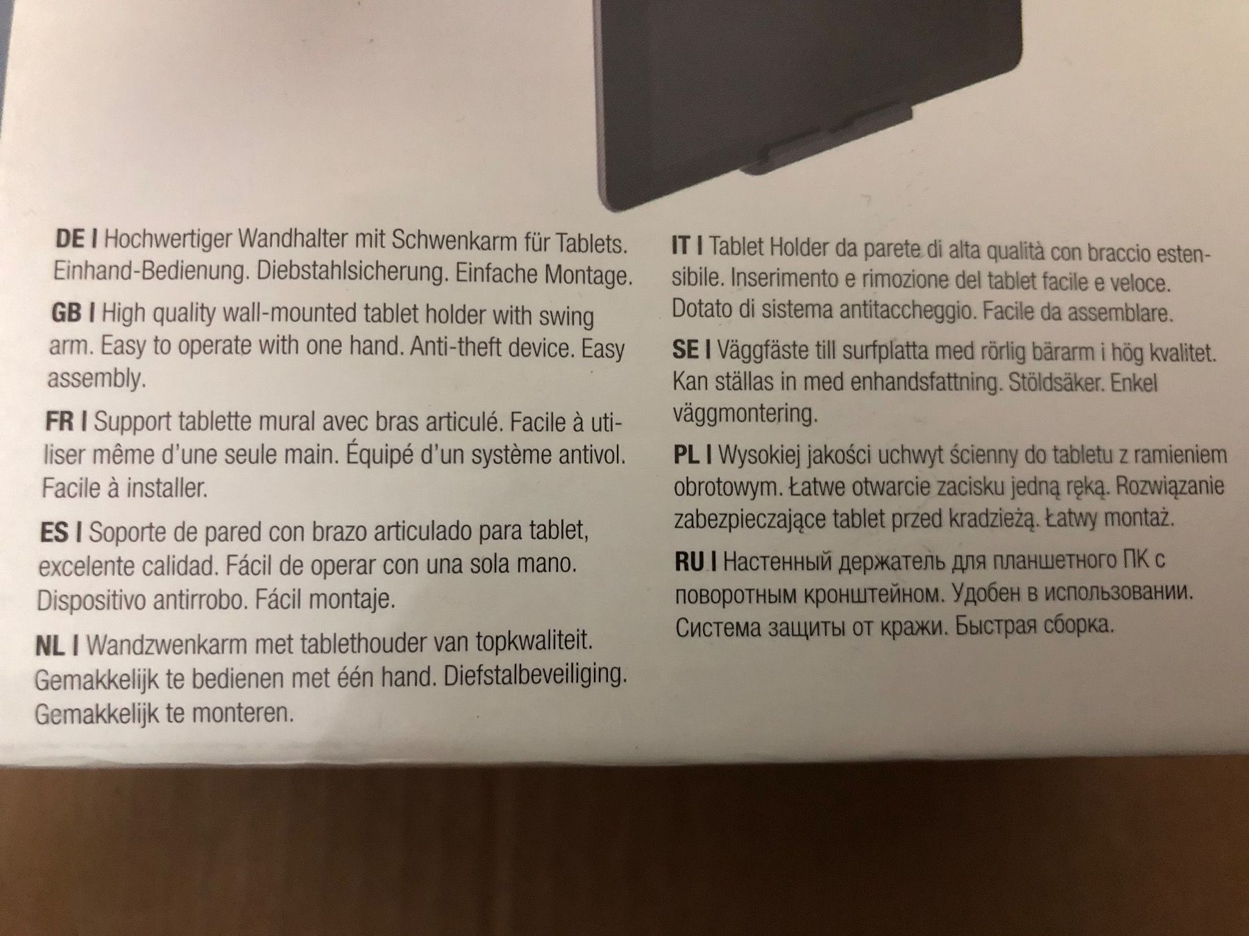 Supporti a parete: Tablet Holder Wall Arm – Nuovo (secondo la descrizione) da Eschlikon TG venduto da ArtRec 1