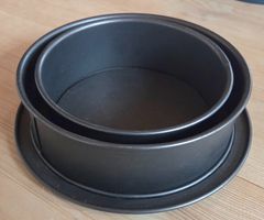 Kuchenform rund/doppelt -praktisch für Rahm- Deko