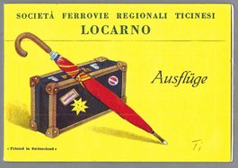 FERROVIE REGIONALI TICINESI LOCARNO, DÉPLIANT ANNI '30