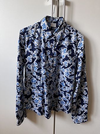 Caliban Damenbluse Gr. 38 Blumenmuster guter Zustand