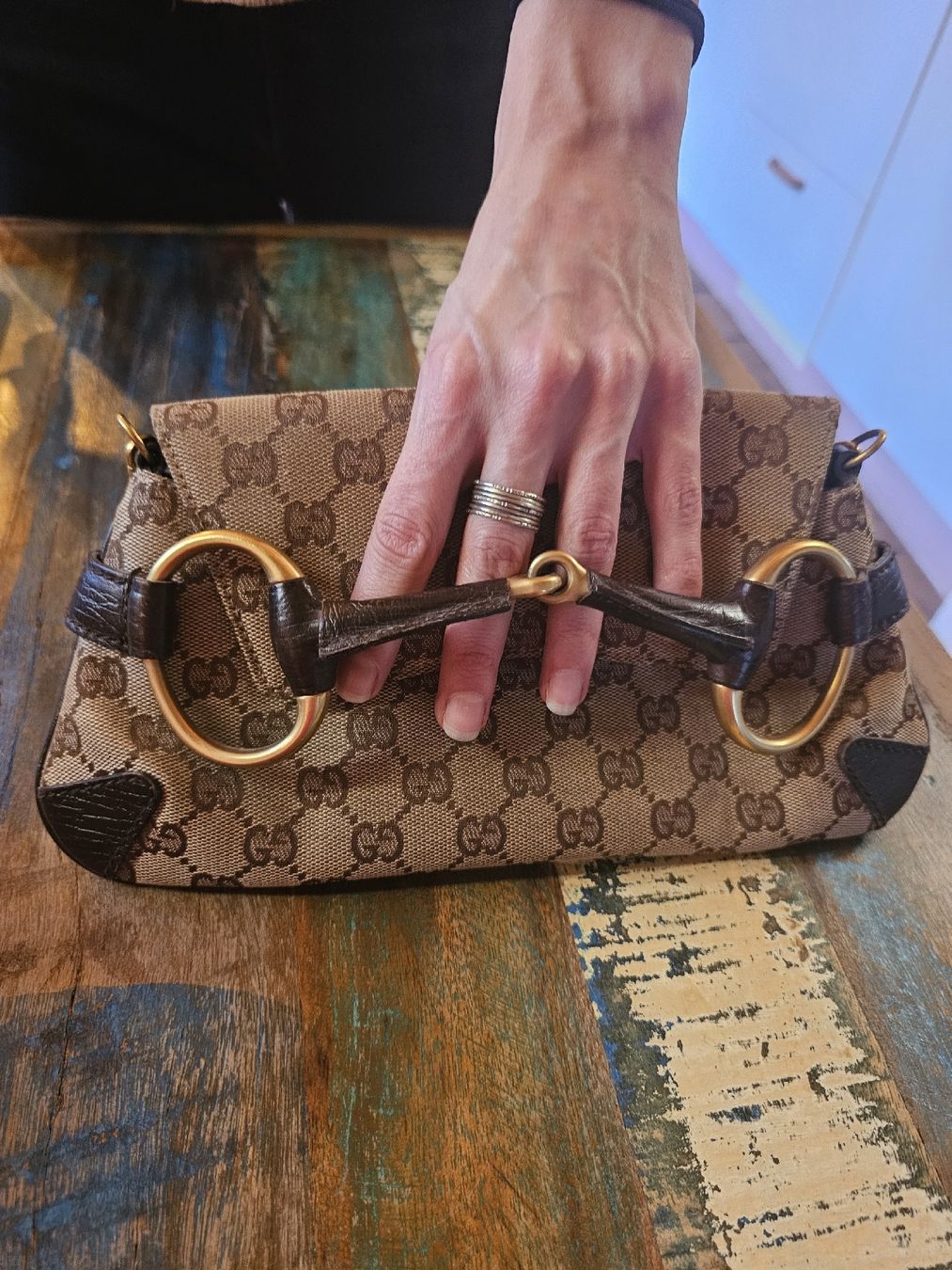 Gucci Borse da donna: Gucci Handtasche Canvas/Leder, Vintage – Usato da Meisterschwanden venduto da Luluku 8
