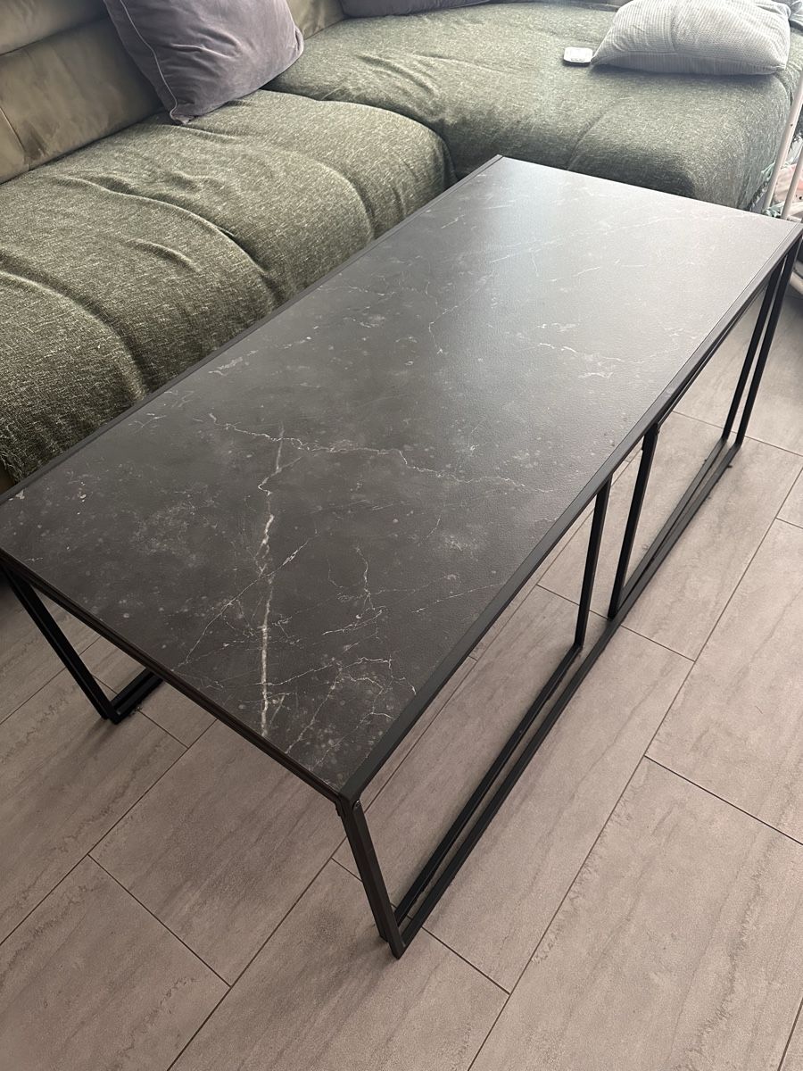 Tavoli: Tavolini 3 pezzi effetto marmo nero/metallo – Usato da Lengnau BE venduto da deb_8bnt 2