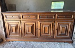 Crédence - Commode en bois massif ( Chêne )