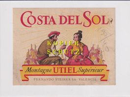Etikette für Wein - Costa del Sol (Montagne Utiel sup.) /bd