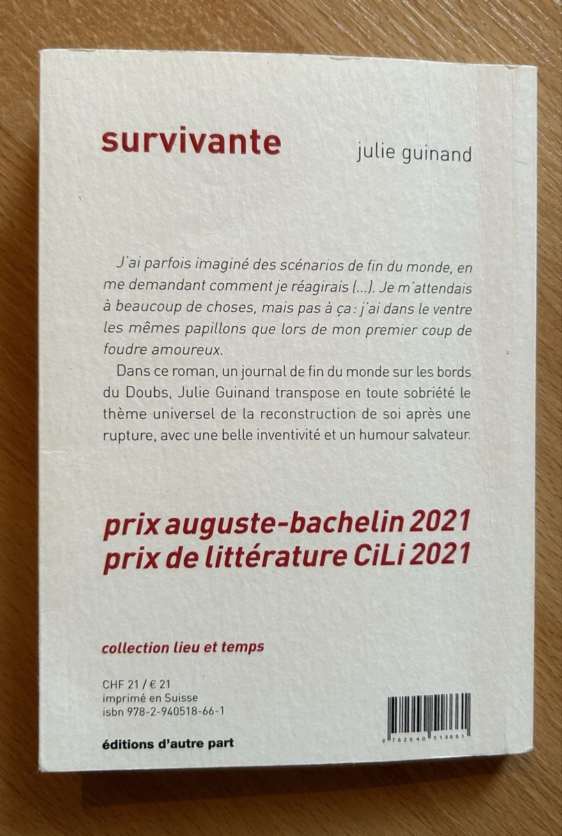 Libri: Survivante - Julie Guinand – Nuovo (secondo la descrizione) da Reigoldswil venduto da har_yz6k 1