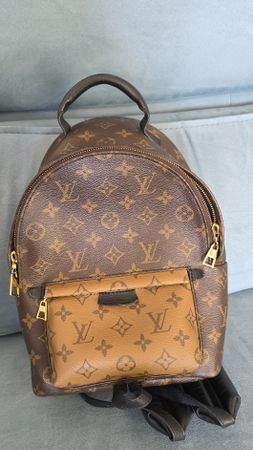 Zaino Louis Vuitton Palm Springs MM Tela Monogram Usato