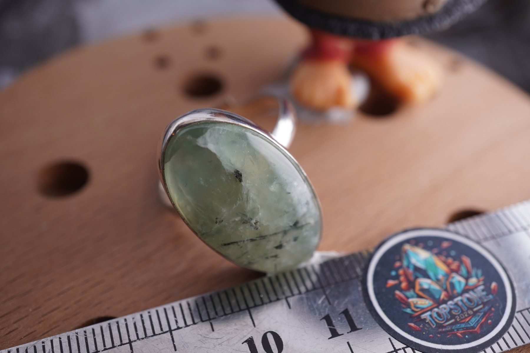 Minerali & Pietre curative: Phrenit Grün   ring Grösse  Variabel     (Räumung!) – Nuovo e nell'imballaggio originale da Eschenbach SG venduto da topstone 4