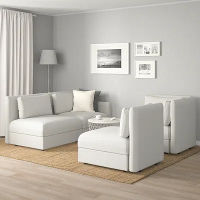 Ikea Divani: IKEA Vallentuna Leder Sofa Weiss – Usato da Rudolfstetten venduto da helenico23 9