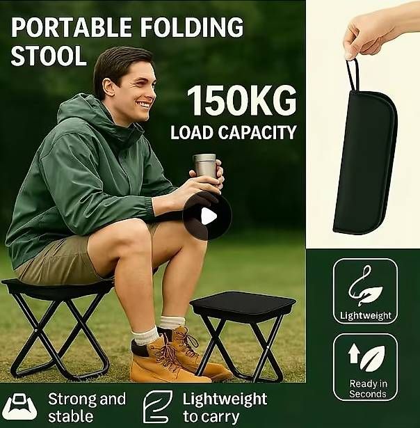 Stühle: Faltbarer Campingstuhl ==> 1 oder 2 Stück <== (Neuware) – Neu und originalverpackt aus Frauenkappelen von Emma7