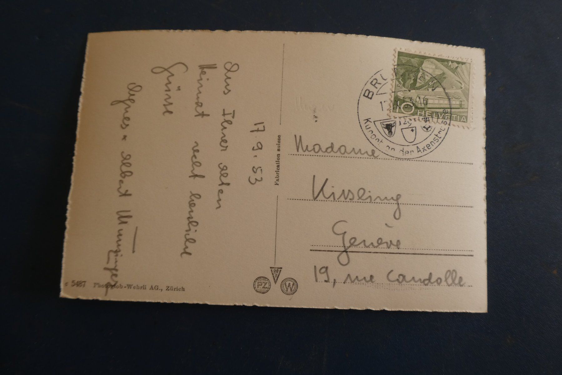 Cartoline postali: Brunnen – Usato da Fontaines NE venduto da monloisir 1
