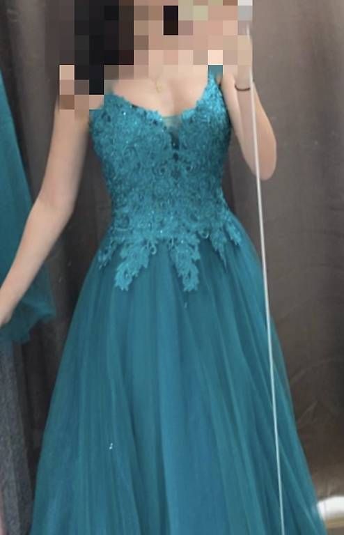 Vestiti: Türkises Ballkleid mit Tüll & Spitze – Nuovo (secondo la descrizione) da Boswil venduto da eli_by2y 3